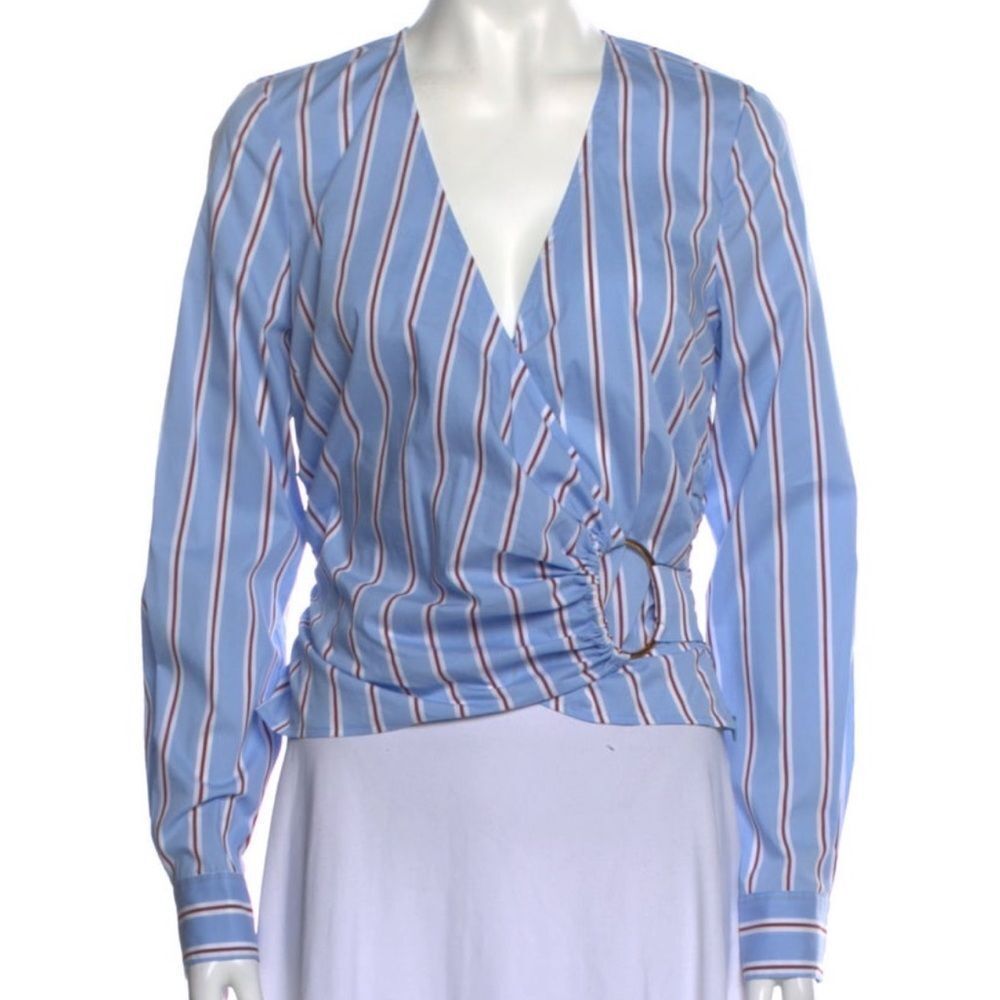 Veronica Beard Striped Blouse